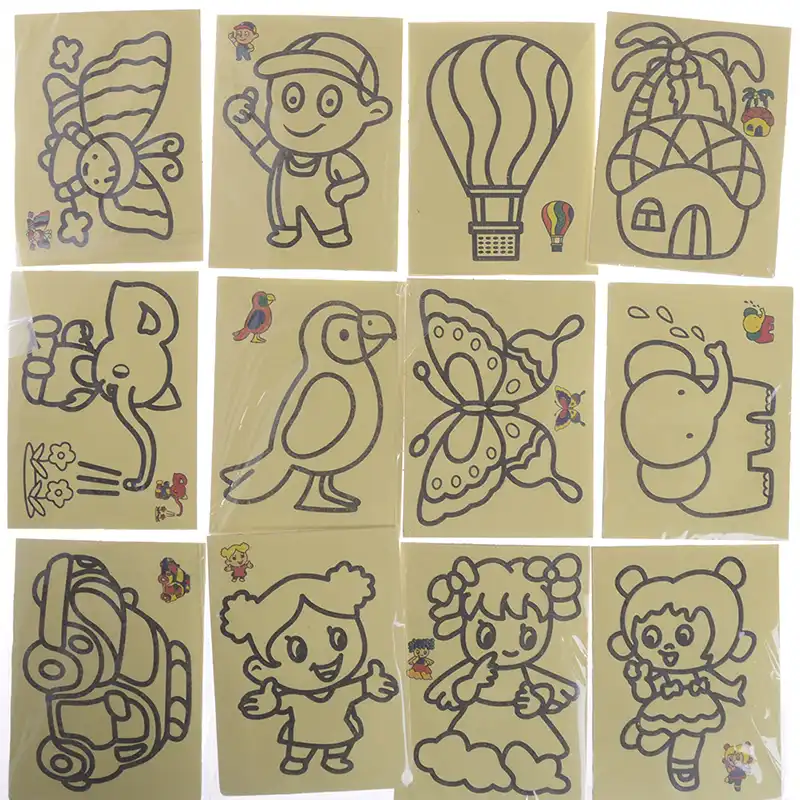 colored sand painting toys