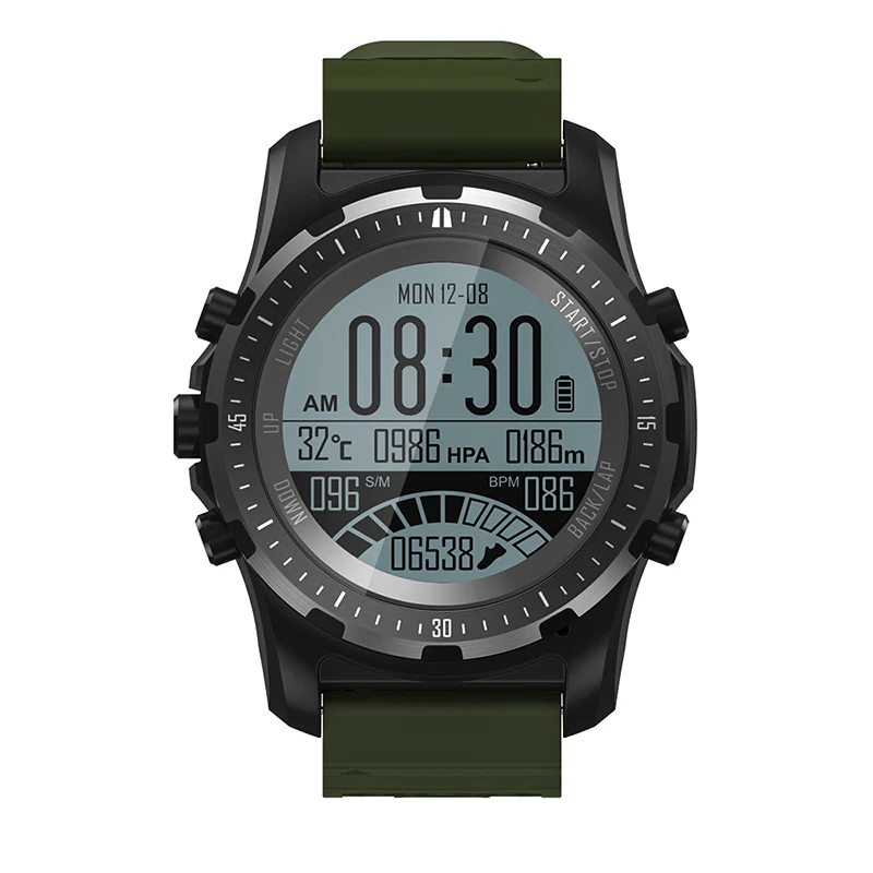 Новые S966 gps уличные спортивные умные часы монитор сердечного ритма мульти-спортивный режим gps компас альтиметр барометр Bluetooth умные часы