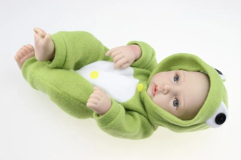 28 см новые силиконовые Reborn Baby Doll Игрушечные лошадки lifelike ручной Детские Куклы детские дома кукла с Животные одежда Play дом