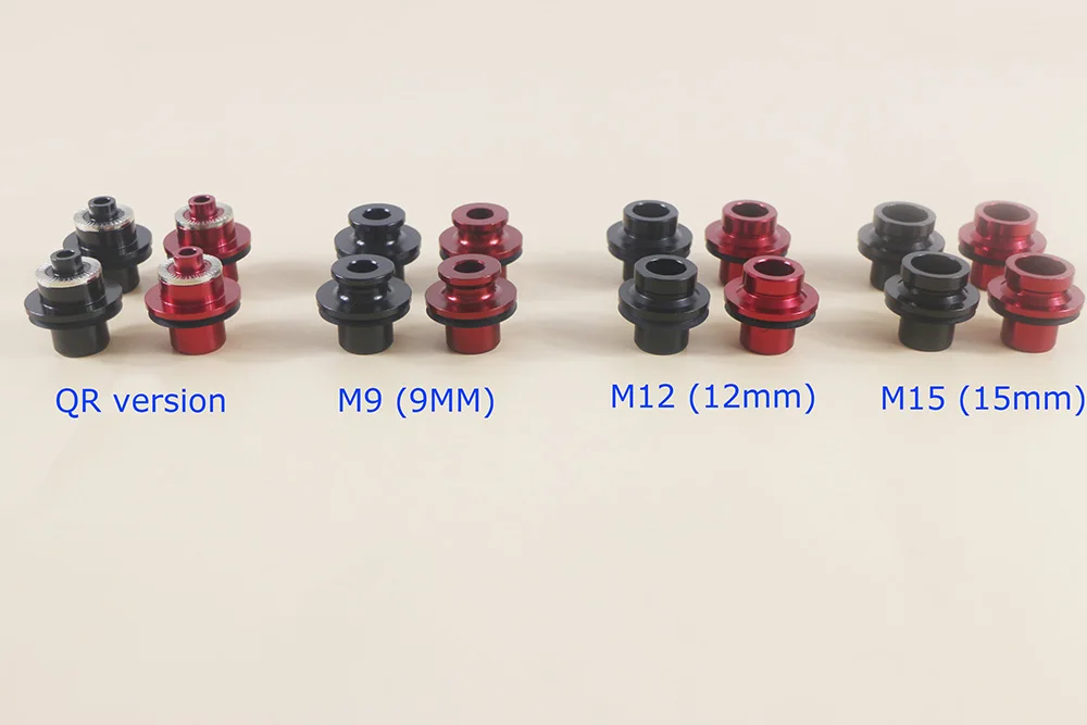 Боковая втулка для Powerway M32 M42 Передняя QR M9 9 мм M12 12 M15 15 thru Торцевая крышка адаптер