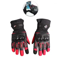 guantes moto luvas da motocicleta Winter Waterproof Warm Touch Screen Leather Gloves Outdoor Motorcycle Motocross Racing Gloves
