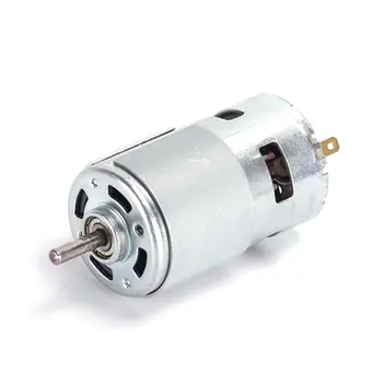 

795 DC Motor Large Torque High Power DC12V-24V Universal Motor Double Ball Bearing Mute High Speed Round Axis
