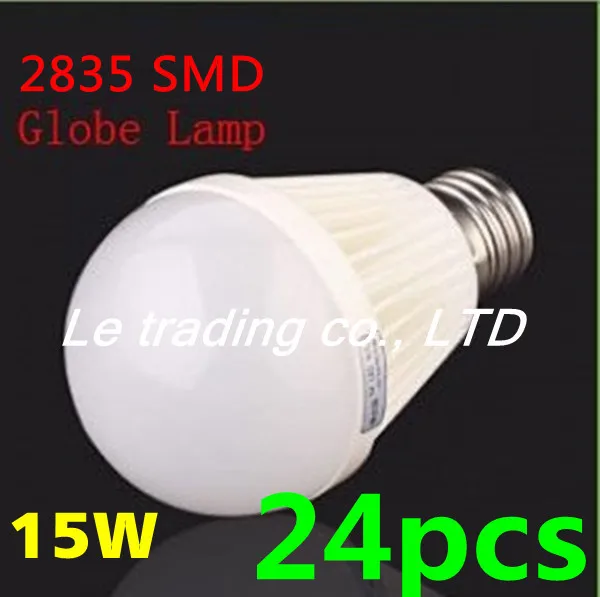 24pcs/lot E27 15W 2835SMD AC85-265V Bubble Ball Bulb High power Energy Saving LED Light Bulbs Lamp Lighting Free shipping |