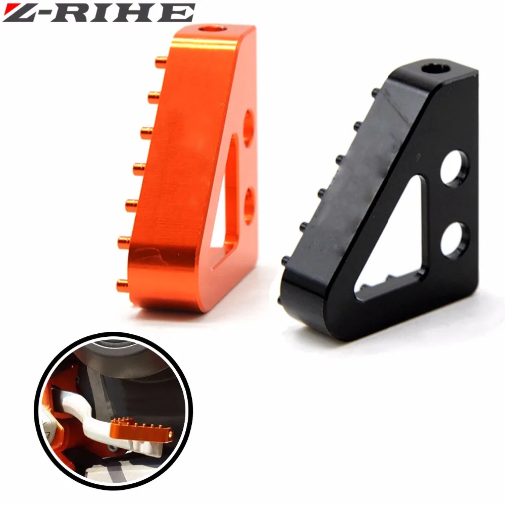 

Motorcycle Billet Rear Brake Pedal Step Tips orange color freio traseiro Pedal passo das For KTM 990 ADVENTURE duke125 200 390