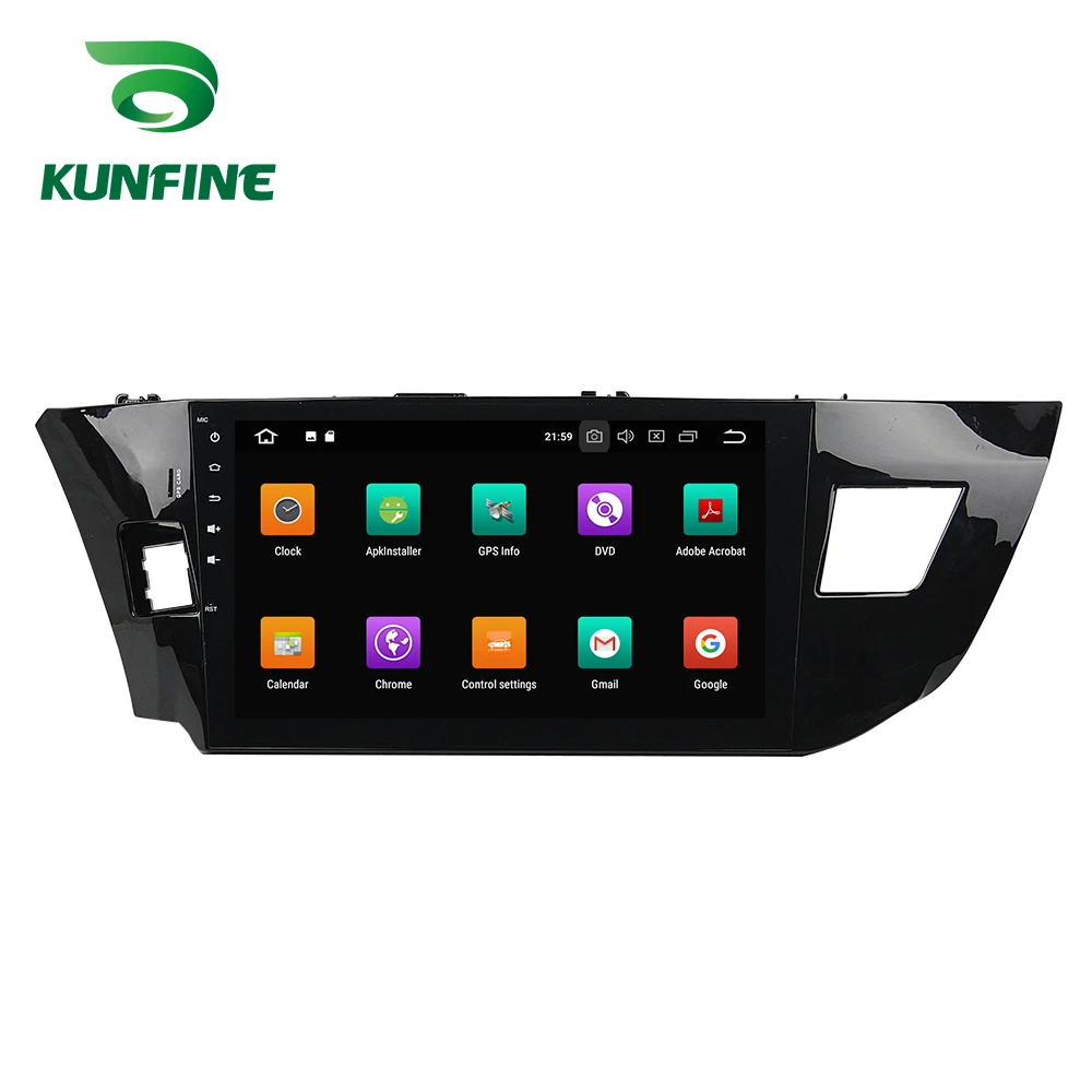 Excellent Octa Core 4GB RAM Android 8.0 Car DVD GPS Navigation Multimedia Player Car Stereo Deckless for TOYOTA LEVIN 2013-2015 Radio 1