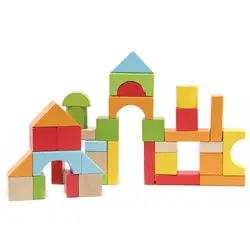 NFSTRIKE 50 шт. деревянные блоки игрушки для детей разборки деревянные строительные блоки набор детей развивающие игрушки 2018 дропшиппинг