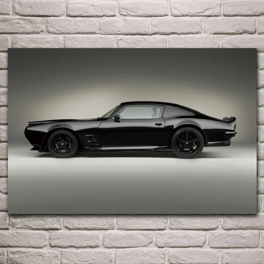 

pontiac firebird 1970 retro customized muscle car fabric poster living room home wall decorative canvas silk art prints KJ045