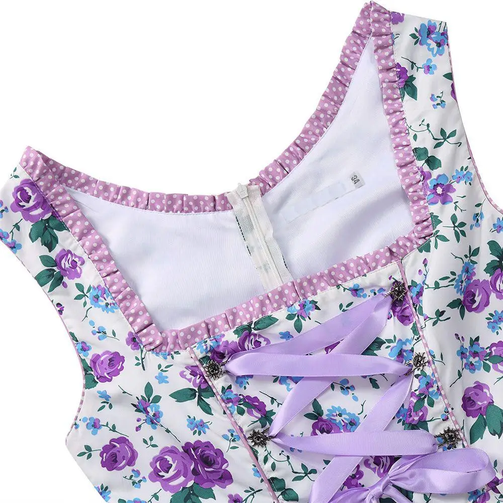 Женское платье тройка MISSKY Dirndl костюм для баварских костюмов на
