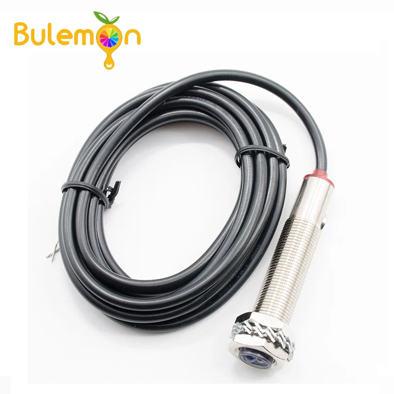 

M12 Adjustable Infrared Photoelectric Switch Sensor NPN DC6-36V Normally Open