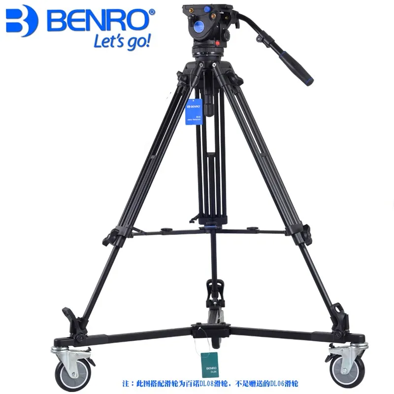 

BV6 professional camera tripod single - lens reflex camera hydraulic damping pan tripod transmission original pulley cd50