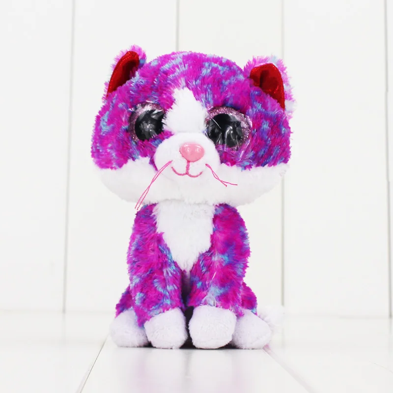 8-20 см большие глаза " Kawaii кошка плюшевая кукла дельфин животные игрушки прекрасный подарок куклы для ваших детей - Цвет: E