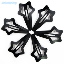 6pcs/lot BB Clip Baby Girl Hair Accessories Small Black Hair Clip Hairpin Duckbill Clip Bobby Pins Free Shipping
