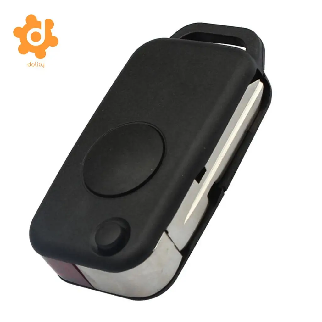 1 Button Uncut Smart Flip Folding Remote Key Case Shell for Mercedes Benz