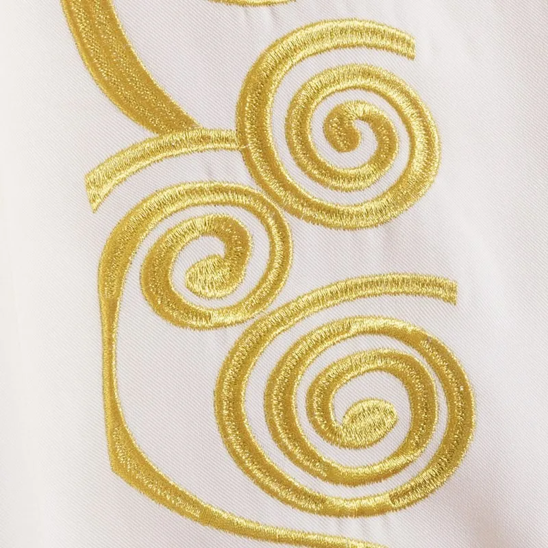 Chasuble Catholic White Church Lamb Embroidered Priest Vestments