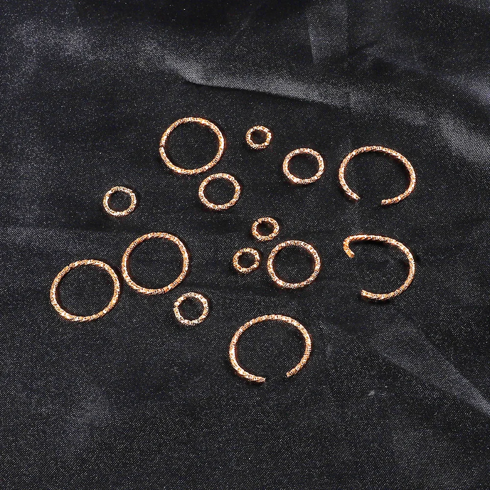 2 colors Styles 50pcs Round Jump Rings fashion Twisted Copper Closed For Diy Fashion Jewelry Accessories | Украшения и аксессуары