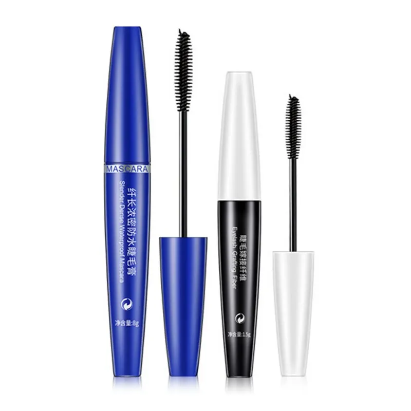 

Beauty Makeup Eyelashes Lash Mascara Curling Fiber 2Pcs/Set Waterproof Lasting Long Double