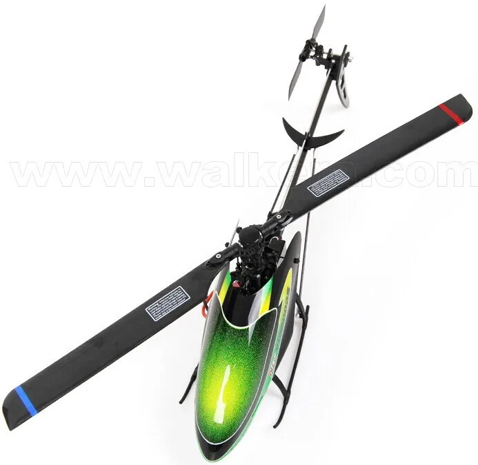 wwalkera V120D02S 6-Axis Gyro Flybarless 2,4G 3D Heli с devo7 передатчик RTF(mode1 или mode2