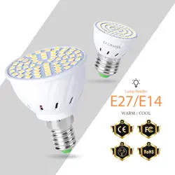 E14 лампочки кукурузы 220 В MR16 48 60 80 светодиодный s Bombillas светодиодный E27 SMD2835 светодиодный светильник B22 ампулы светодиодный GU10 luces светодиодный