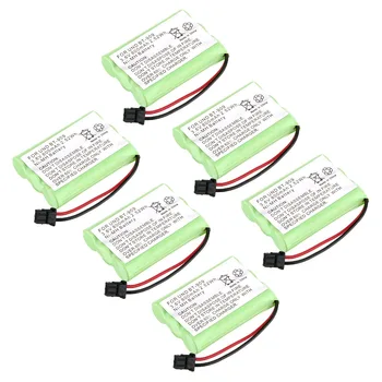 

New for Russia and USA 6 Packs a set! 3.6V 800mAh NI-MH Phone Battery for Uniden BT909 BT1001 BT1004 -Green