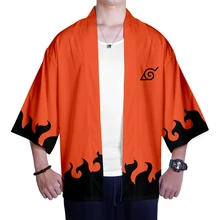 Hot Sale Naruto Kimono Men Fashion Casual Anime kimono Harajuku Style Naruto Men's Kimono Personality Japan's clothing