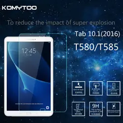 Закаленное Стекло для Samsung T580 Экран протектор Galaxy Tab A 10.1 (2016) t585 Детская безопасность защитный Плёнки анти-shatter