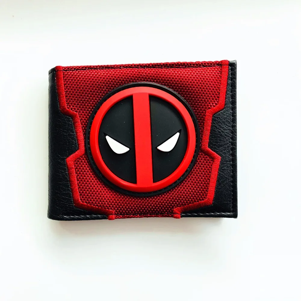 2018 تصاميم جديدة تجمع deadpool محافظ كارتون منتديات dead حقيبة المحفظة أضعاف المحفظة بطاقة حامل حقيبة قصيرة W837Q