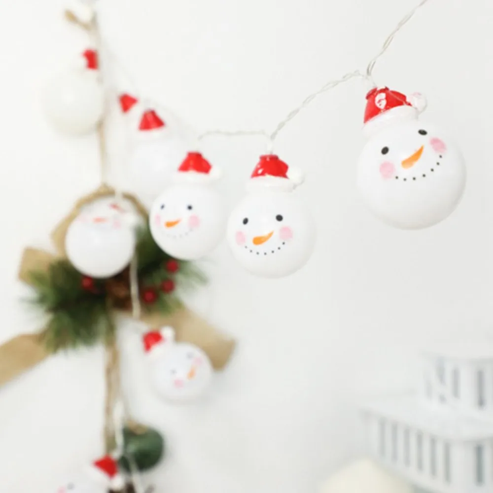 

Snowman Style Battery Power Fairy String Light Wall Window Garden Christmas Decoration Party Outdoor Indoor String Lamp 1.5m 3m