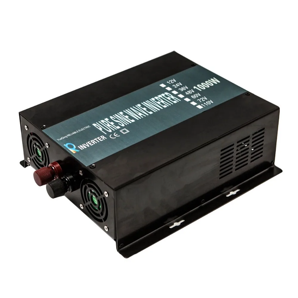 2000 W Pico de Onda Senoidal Pura Inversor Solar 1000 W 24 V 230 V Inversores Conversores de Energia Banco De Potência 12 V/24/48 V DC para 120 V/220 V/240 V AC