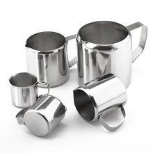 Sữa Inox Không Gỉ Bình Đựng Sữa Kem Ly Cà Phê Kem Nghệ Thuật Latte Chậu Trông Cây Có Vòi Xịt Nhà Bếp Bền Đẹp Cà Phê Phụ Kiện(China)