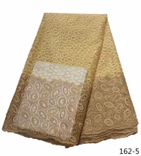 Beautiful Golden Color High Quality Nigerian Lace Fabrics For Wedding 2019 Latest African French Lace Fabric with Stones 162 Beautiful Golden Color High Quality Nigerian Lace Fabrics For Wedding 2019 Latest African French Lace Fabric with Stones 162