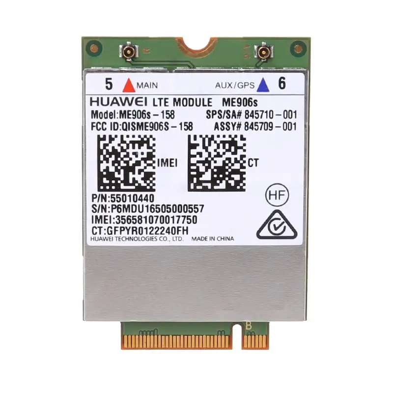 ME906S ME906S-158 845710-001 845709-001 Мобильная широкополосная карта для HP LT4132 LTE HSPA+ 4G модуль huawei