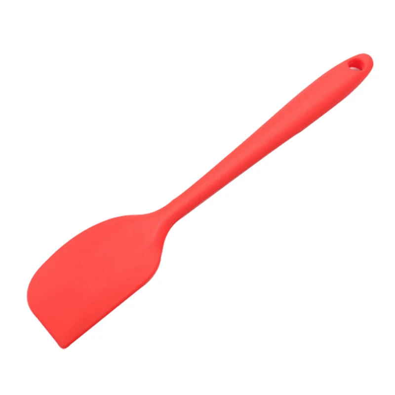 Colorful Kitchen Silicone Spatula Rubber Baking Scraper Mixer Non-Stick Pastry Cake Scraper 2 Sizes Cooking Kitchen Tools (8)