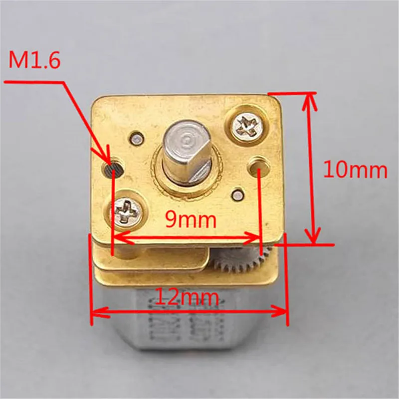 1 шт. 3-6 в DC небольшой Микро Металлический редукторный ящик Электрический мотор высокого качества DIY VE508 P