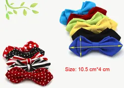 15 моделей Новый стиль плед детский галстук-бабочка Polester в горошек с бантом для маленьких детей классической ПЭТ Полосатый Бабочка