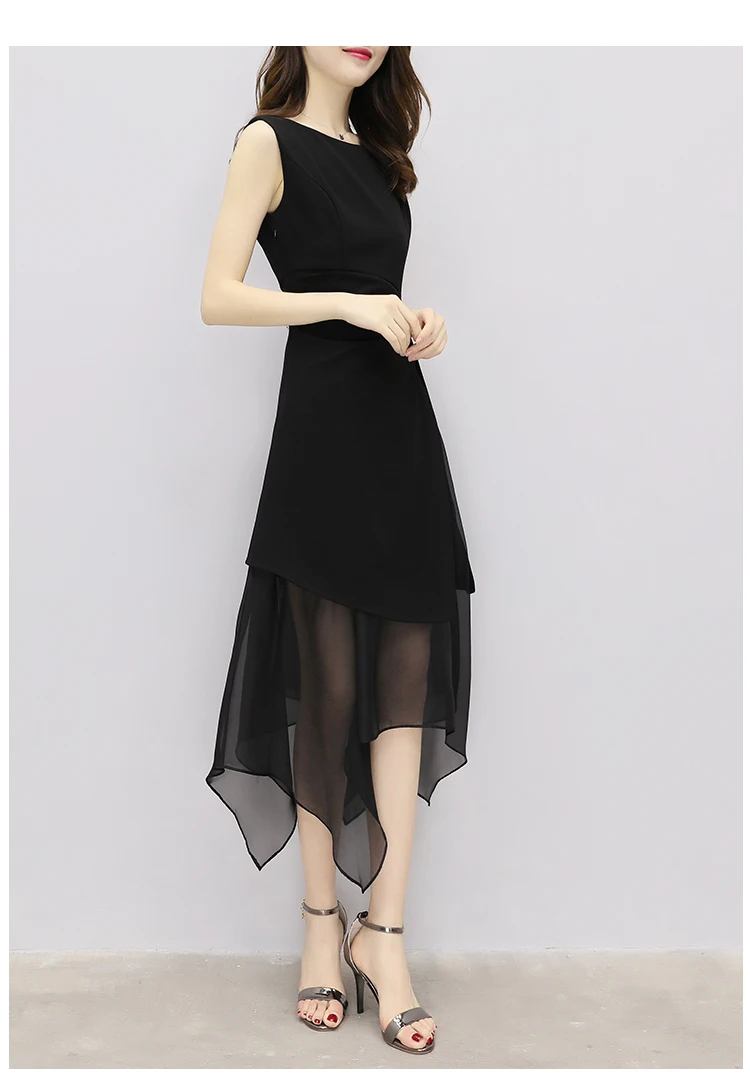 SZMXSS весна-лето новые пикантные женские черное платье затянуть талию шифоновое платье модные женские туфли платья больших размеров для женщин