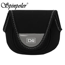 Рыболовная катушка Spinpoler 130 мм* 40 мм* 105 мм, защитная крышка, литейная катушка, спиннинговая катушка, спортивные сумки для улицы, черные