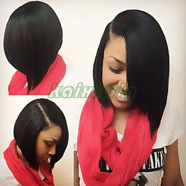 Short Black Bob Hairstyle African American Short Wigs For Black