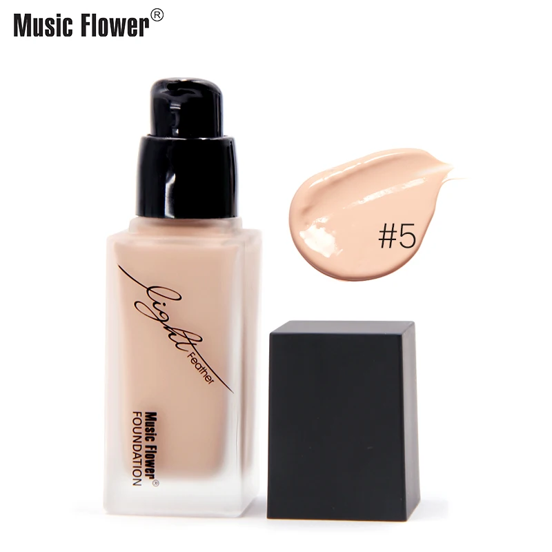Дропшиппинг Music Flower свет перо тональный крем увлажняющий крем освежающий консилер для щек долговечный водонепроницаемый шёлковое прикосновение - Цвет: 6002-105
