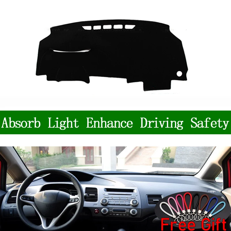 Нескользящий коврик для приборной панели Honda civic 2006 2007 2008 2009-2011 | Автомобили и
