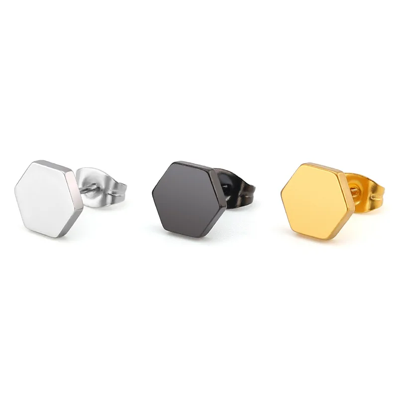 black earrings
