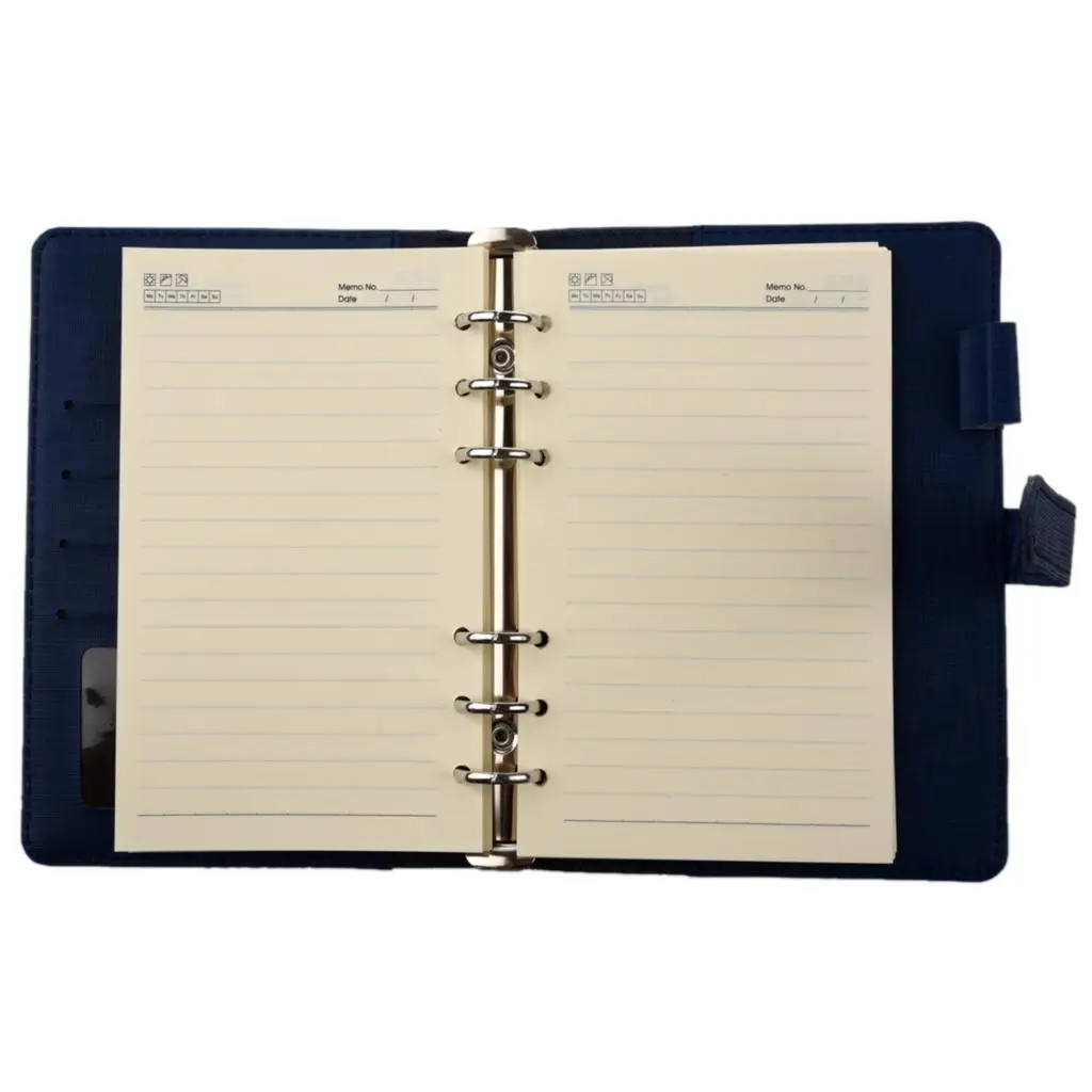 Модный карманный органайзер планировщик блокнот s кожаный персональный дневник-органайзер блокнот для ежедневной программы синий