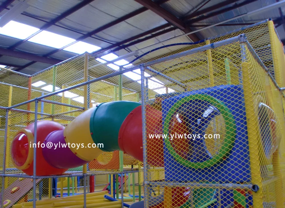 commercial indoor soft playground structure tube slide equipmentin