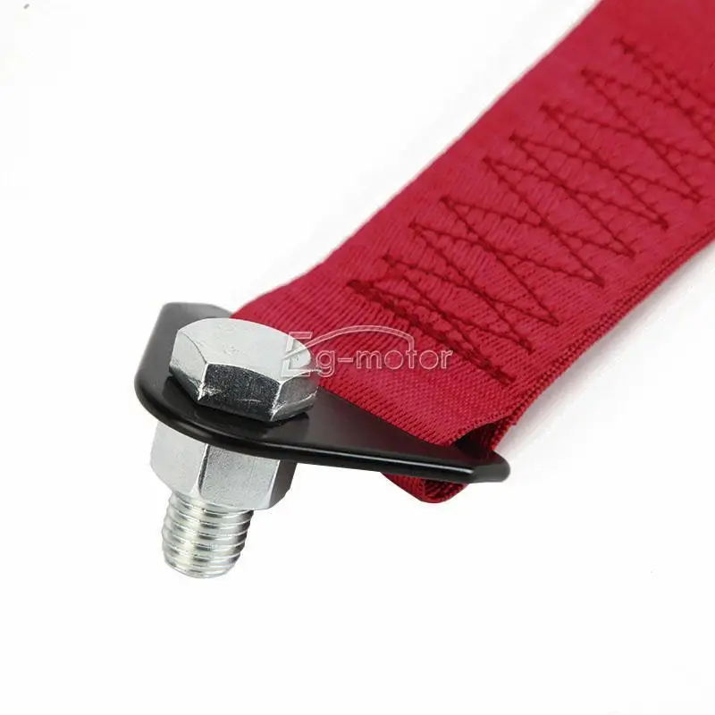 أحمر عالية القوة racing tow strap الحبل ل سحب الوزن تصل إلى 10000 رطلا بيع