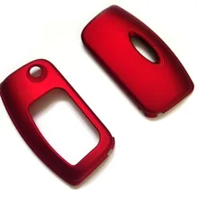 Автомобиль аксессуар без ключа дистанционного флип чехол ключ защиты крышки 3 Кнопка для Ford(красный металлик