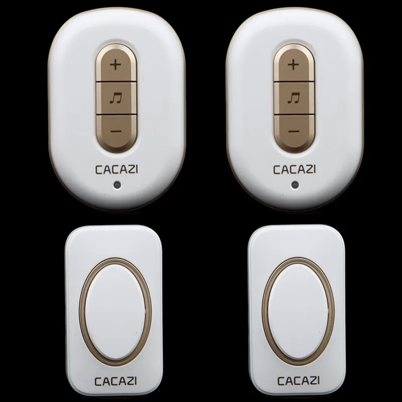 

Free shipping! 2 transmitter + 2Receiver New Wireless Doorbell With Remote Control Musical 48Tunes Digtal doorchime