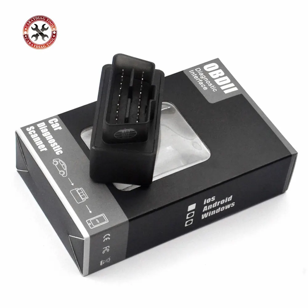 100% 25K80 Mini ELM327 Bluetooth V1.5 OBD2 Car Diagnostic Tool ELM 327 For Android/WindowsFor OBDII Protocols | Автомобили и