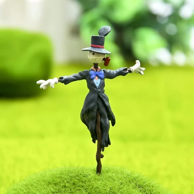 Hot Studio Ghibli Howl's Moving Castle Kakashi Kabu Pvc Action Figure Diy Miyazaki Collection Model Toy For Kid Landscape Figure