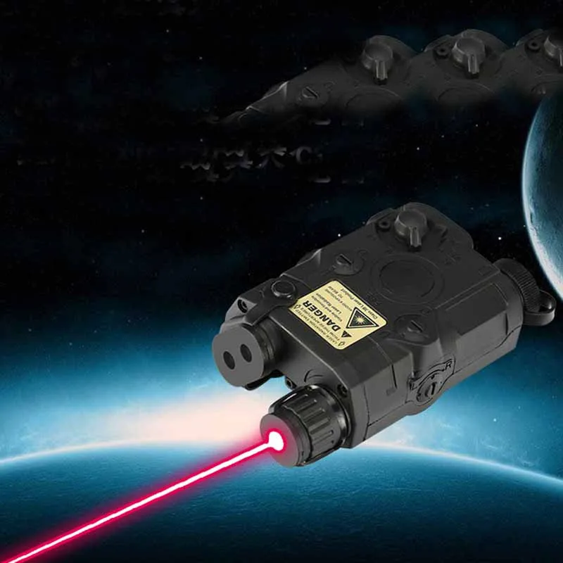 

TB-FMA PEQ15-LA5 Upgrade Version Battery Case White LED Light + Red Laser w/ IR Lenses Tactical Airsoft Hunting Rifle Gun Light