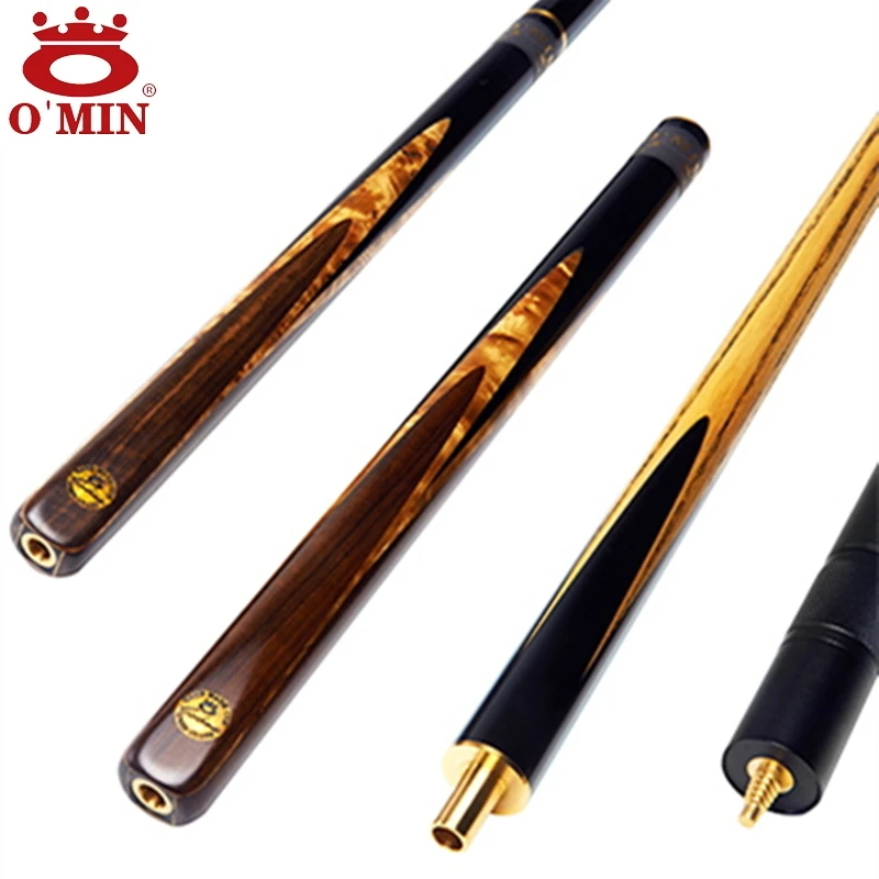 O'MIN Snooker Cue,Model Cobra, High Level, Cue Tip 9.5mm / 10mm, Length