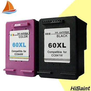 

hisaint Compatible For HP60XL ink cartridge for HP 60XL Deskjet D1660 D2530 D2545 D2560 D2660 F4240 F4260 F4280 F4435 F4480